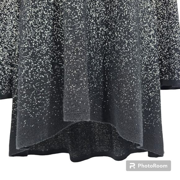 Fontana Cold Shoulder Long Tunic or Short Dress Back & Metallic Silver S… - Picture 3 of 11